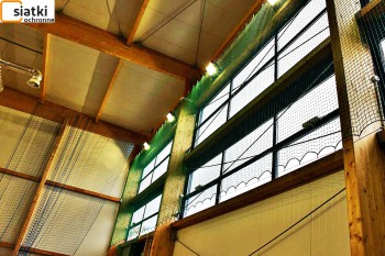 Siatki Siedlce - Siatki na hale sportową piłkochwyty na ściany i okna, dzielące hale sportową dla terenów Siedlce